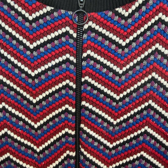 Zara Chevron Patterned Knit Dress - Picture 13 of 15